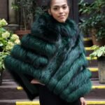 Hunter Green Fox Cape