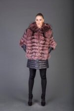 Pink Racoon Fur coat - Image 3