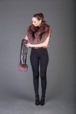 Pink Racoon Fur coat - Image 2