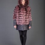 Pink Racoon Fur coat
