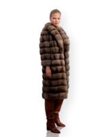 Sable Fur Coat Knee Length - Image 4