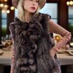 Knit Russian Sable Vest 8374