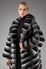 Chinchilla Fur Coat Margot - Image 4
