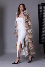 Long Lynx Fur Coat Zyrab