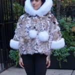 Lynx Jacket White Fox Trim Hood 34455