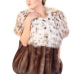 Bobcat Lynx & Sable Fur Coat