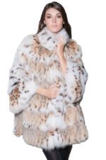 Bobcat Lynx Fur Coat Felicia