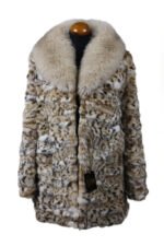 Lynx Fur Coat & Fox Shawl Collar