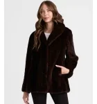 Mahogany Mink Fur Coat