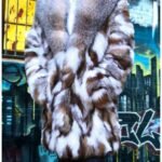 Men Fox Multi-Color Stroller Crystal Fox Collar 74263