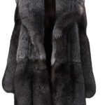 Blue Frost Fox Mens Fox Fur Coat