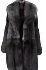 Blue Frost Fox Mens Fox Fur Coat