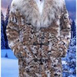 Mens Cat Lynx Coat Canadian Lynx Collar 77883