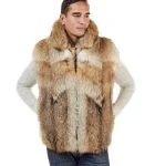 The Coyote Fur Vest for Men