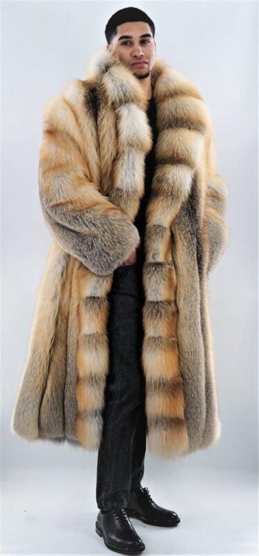 Men's Fur Coat Full Length Golden Isle 8765