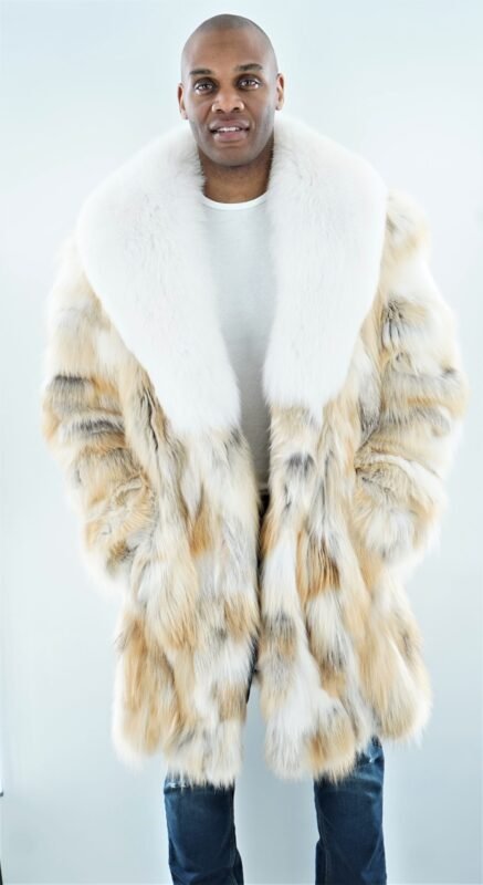 Men's Golden Fox Stroller White Fox Collar 21333