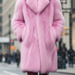 Men's Pink Fox Coat 37373