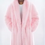 Men's Pink Fox Coat 4321