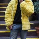 Men's Yellow Rex Rabbit Jacket 3837