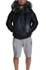 Men's Hooded Reversible Fox Fur Coat Equalizer - Image 2