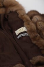 Hooded Sable Fur Coat - Image 5