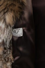 Lynx Fur Jacket Fin Raccoon Collar - Image 6