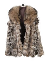 Lynx Fur Jacket Fin Raccoon Collar - Image 5