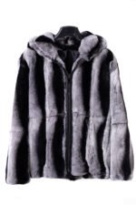 Rex Rabbit Fur Bomber Jacket - Image 2