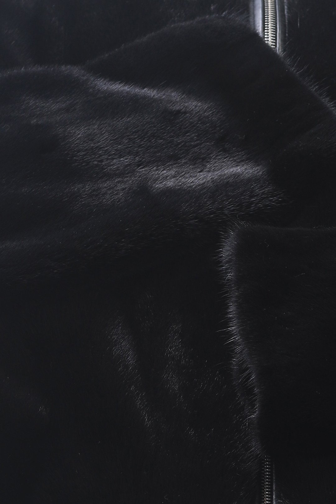 Men's SAGA Black Mink Fur Bomber Coat - Image 4