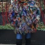 Multi Colored Fox Jacket 6555
