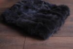Navy Fox Fur Fur Blanket Throw Cover - Image 4