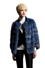 Navy Sable Jacket Elegance du Paris