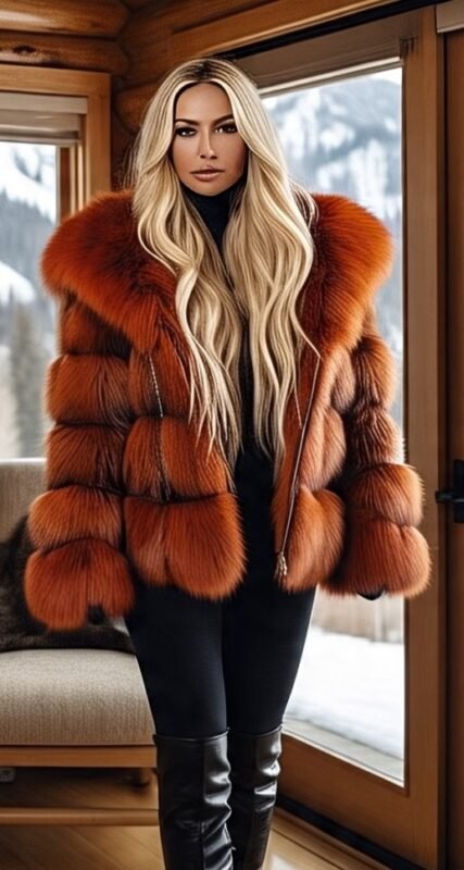 Orange Fox Jacket 7444