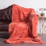 Santorini Sunset Rex Fur Fur Blanket Throw - Image 3