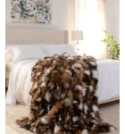 Harvest Fox Fur Blanket