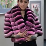 Pink Chinchilla Horizontal Jacket 4838