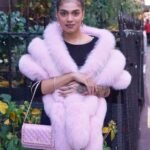 Pink Fox Boa Rhinestone Inserts 8832