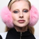 Pink Fox Fur Earmuffs 0212