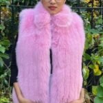 Pink Fox Vest 2828 Size 6-8
