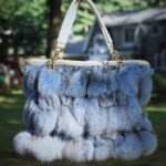 Powder Blue Fox Bag 9322