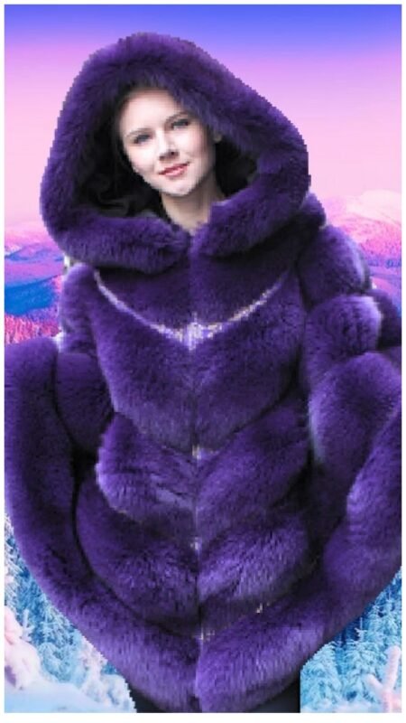Purple Fox Cape 1495