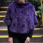 Purple Rex Rabbit Cape 23746