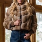 Russian Sable Crop Jacket 4345