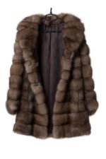 Russian Sable Fur Coat Shawl Collar - Image 4
