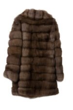 Russian Sable Fur Coat Shawl Collar - Image 3