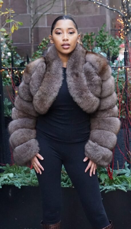 Sable Dyed Fox Jacket 3445