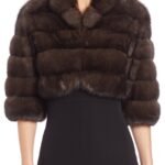 Sable fur Bolero Hermione