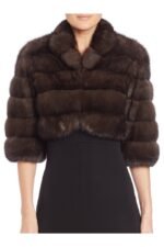 Sable fur Bolero Hermione