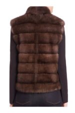 Sable fur Vest Calandra - Image 2
