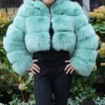 Seafoam Green Fox Jacket 3837